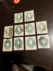 US--CUT-SQUARES-USED X 10 - Picture 1 of 9