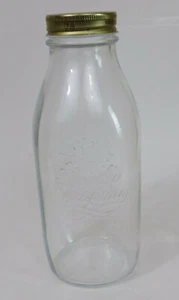 Botella de leche de vidrio Bormioli Rocco Quattro Stagioni 33,75 onzas 1 litro Italia  - Imagen 1 de 3