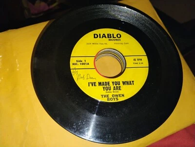The Owen Boys Diablo Records California Bakersfield Sound Obscure Country 45  Foto 1 de 4