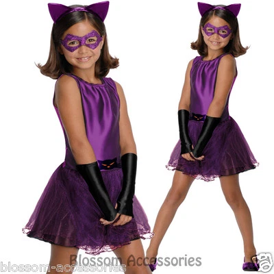 CK391 Catwoman Tutu Batman Gotham Hero Girls Child Book Week Costume Fancy Dress - image 1 of 2
