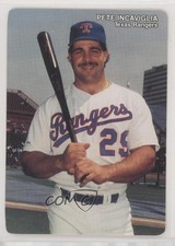 1989 Mother's Cookies Texas Rangers Stadium Giveaway Pete Incaviglia #10