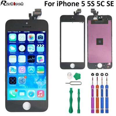 For iPhone 5 5S 5C SE LCD Touch Display Screen Digitizer Replacement / Tools - Image 1 of 4