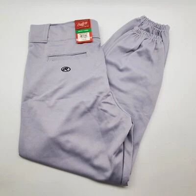 Rawlings Adult Pro Weight Baseball Pants Large Grey RBBP350-BG-90 New With Tags - Image 1 of 4