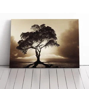 Otherworldly Tree Canvas Wall Art Print Framed Picture Decor Living Room Bedroom - Picture 1 of 5