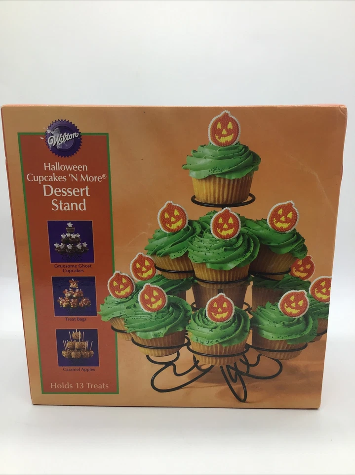 Wilton Halloween Cupcakes N More Dessert Stand Holds 13