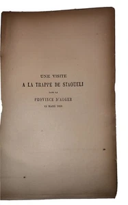 Une visite à La Trappe de Staoueli dans la Province d'Alger.1897 - Imagen 1 de 5