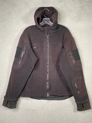 Condor 605 Sierra Hooded Fleece Jacket Medium Black Full Zip Tactical - Image 1 of 4