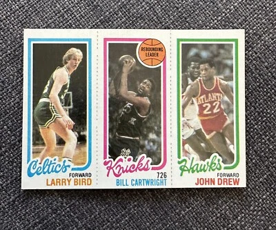 1980-81 Topps Larry Bird RC # 23 164 34 Drew Cartwright - Image 1 of 2