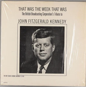 BBC Telecast Tribute To John Fitzgerald Kennedy 1963 LP Vinyl : EX/VG+ DL 9116 - Imagen 1 de 5