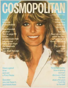 FARRAH FAWCETT Diane Keaton TERENCE STAMP Jane Fonda TOSCANI Cosmopolitan 1978 - Picture 1 of 3