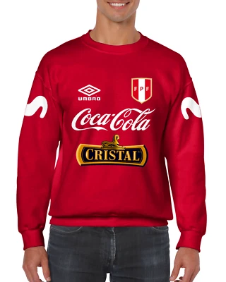 GILDAN PERU SELECCION PERUANA DE FUTBOL OUTSTANDING TRAINING SWEATER GREAT QUALITY