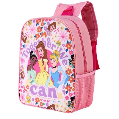 Disney Princess Kids Childrens Backpack School Rucksack Travel Bag Boys Girls - Image 1 of 4