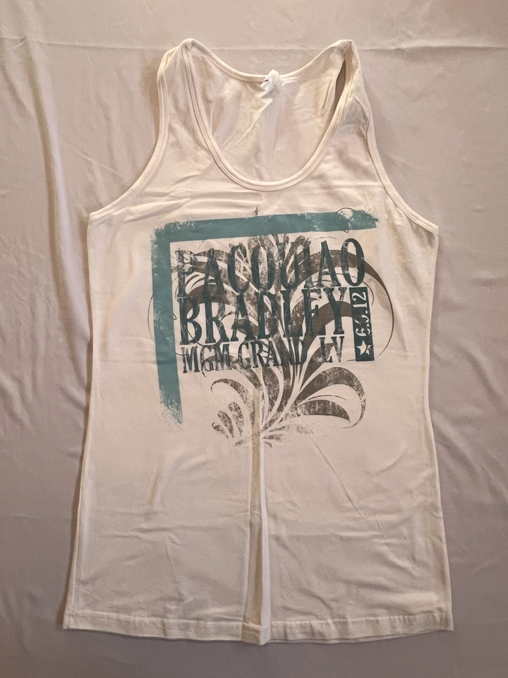 Camiseta sin mangas grande Pacquiao vs Bradley 2012 evento de boxeo para damas Foto 1 de 1