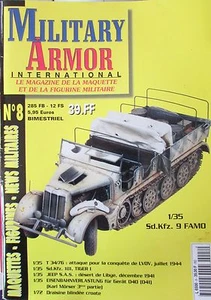2000 MILITARY ARMOR MILITARY MODEL MODEL #8 TANKS TANK JEEP WW2 - Picture 1 of 1