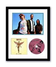 Nirvana In Utero Custom Framed CD Photo Kurt Cobain 90s Grunge Rock 3