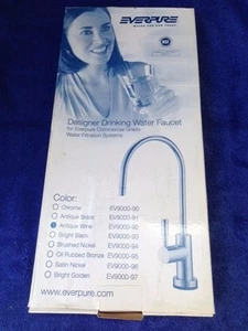 Grifo filtro de vino antiguo de diseñador Everpure EV9000-92 ~ nuevo ~ caja puede dañarse - Imagen 1 de 1