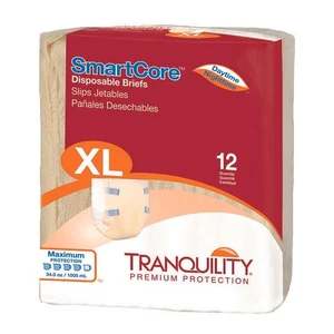 Tranquility SmartCore Disposable Briefs X-Large - 12 CT  #2314 Adult Diaper - Picture 1 of 1