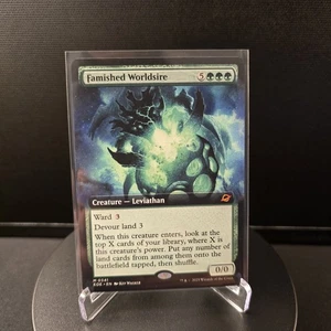 MTG Famished Worldsire 341 Extended Art Regular Mythic Edge of Eternities EOE - Picture 1 of 12