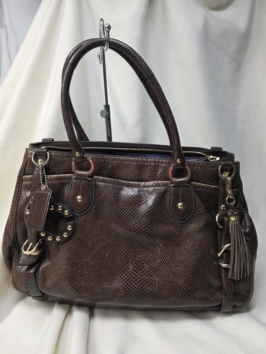 Coach Python Bags & Handbags for Women for sale | eBay