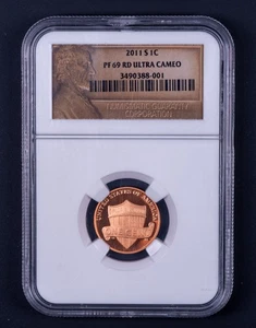 Etiqueta bronce ultra camafeo NGC PF69 RD 2011-S 1c RB001 - Imagen 1 de 2