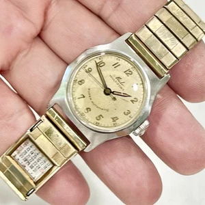 Vintage Mido Multifort Super Automatic WW2 Era Stainless Steel Mens Watch 1945 - Picture 1 of 16