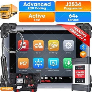 2025 Autel MaxiSys MS908CV II Car Heavy Duty Truck Van Diagnostic Tool Scanner - Picture 1 of 18