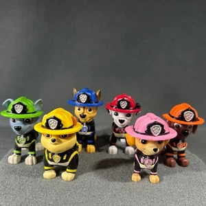 Paw Patrol Ultimate Rescue Fire Pups Figure Lot Spin Master Firefighter - Picture 1 of 17
