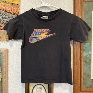 Vintage 90s RARE Kids Nike Designer Sports Shirt Size Kids Medium - Picture 1 of 5