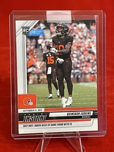 2025-26 Panini Instant NFL #86 Quinshon Judkins Cleveland Browns RC - PR/210 SP! - Picture 1 of 3