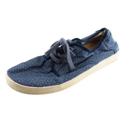 Toms Women's Fashion Sneakers Size 9 Blue Fabric Lace Up Casual Lightweight - Image 1 of 4