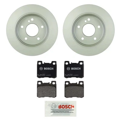 For Mercedes-Benz C220 94-96 QuietCast Premium Rear Brake Kit w Organic Pads - Imagem 1 de 4