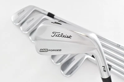 8PCS Titleist 712 MB Iron Set 3-4-5-6-7-8-9-P RH Dynamic Gold S200 S Stiff Clubs - Image 1 of 4