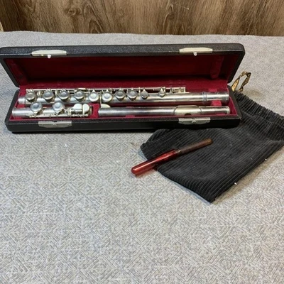 Flauta Muramatsu Modelo 113 Cabeza de Plata Junta Profesional Hecho a Mano Instrumento Foto 1 de 4