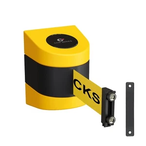 - CCW Series WMB-220 Magnetic Wall Mount Retractable Belt Barrier - 15 Foot, ... - Picture 1 of 8