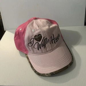 "I Love Waffle House" PINK Damen Cap Camouflage Trim REALTREE - Bild 1 von 4