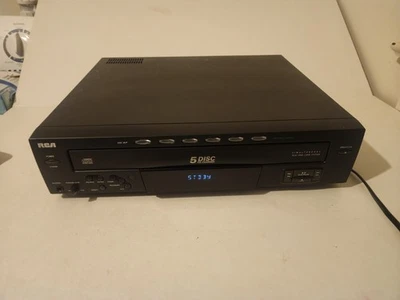 RCA 5 Disc CD Player Carousel Changer Tested Working No Remote Model RP-8065B - Image 1 of 4