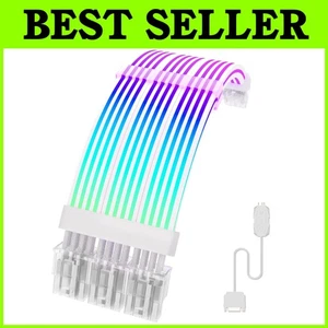 Integrated Design RGB PSU Cables for Cable Management - Picture 1 of 11