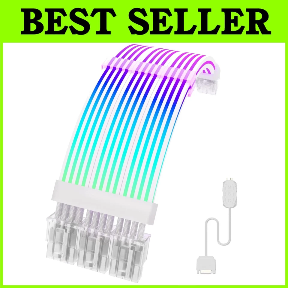Integrated Design RGB PSU Cables for Cable Management - Image 1 of 4