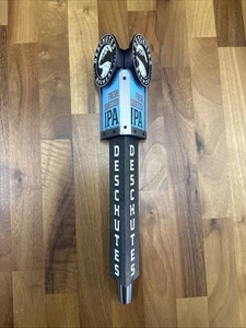 Deschutes Brewery Tap Handle Knob Three Sided 12" Fresh Squeezed IPA Wood - Picture 1 of 4