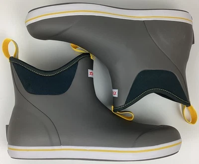 XTRATUF Hombres 6" Goma Impermeable Botines Gris Talla 13 Foto 1 de 4