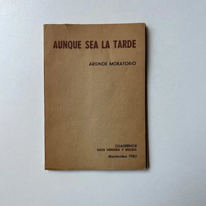Arsinoe Moratorio - Aunque sea la tarde / Firmado - dedicado - Picture 1 of 3