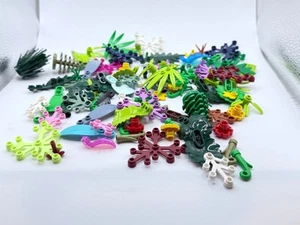 100 LEGO® verschiedene Blätter Pflanzen Bäume Blatt Mix Sträucher grün ET031 - Picture 1 of 11
