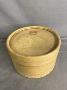 1932 Sealright Sanitary Service Ice Milk Van Cardboard Tube Round Box Vintage - Picture 1 of 7