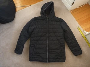 Under Armour Coldgear Reversible Puffer Jacket Coat Boys Youth Lg-XL Black NICE - Picture 1 of 6