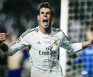 Gareth Bale Signed 11x14 Soccer Photo Real Madrid Wales PSA AH69809 - Picture 1 of 2