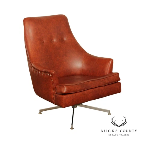 Mid Century Modern Swivel Lounge Chair Cover