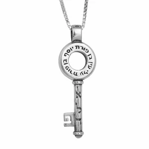 Kabbala Anhänger Schlüssel Amulett Kabbala Gebet Ben Porat Yosef Sterlingsilber - Bild 1 von 1