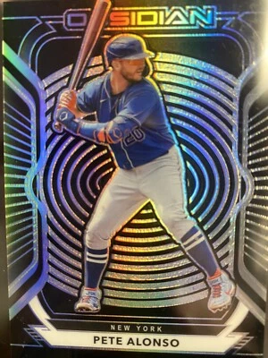 Pete Alonso 2021 Panini Chronicles #12 Obsidian  New York Mets - Image 1 of 2