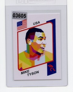 #B MIKE TYSON Boxing Card