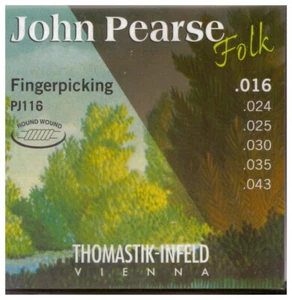Saite Thomastik John Pearse PJ 116 für Acoustic Guitar Folk-Set - Picture 1 of 1